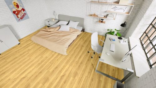 Coletta tölgy laminált padló 10mm/Ac5/33 kopásállóság, fózolt - 40624