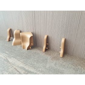 Laminált szegélyléc 2,4m-hez sarokelemek
