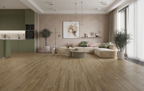 Rustic arany vízálló fózolt laminált padló 8mm/Ac4/32 kopásállóság - 68276