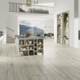   Grottino White vízálló laminált padló 8mm/Ac5/33 kopásállóság, fózolt - 80041