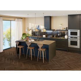   Clay Oak vízálló halszálkás laminált padló 14mm vastag/Ac5/33 kopásállóság, fózolt - 80871