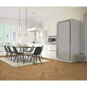   Topaz Oak vízálló halszálkás laminált padló 14mm vastag/Ac5/33 kopásállóság, fózolt - 80881