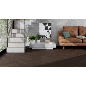 Brasil Mátraparkett Chevron 45* tömörfa svédpadló