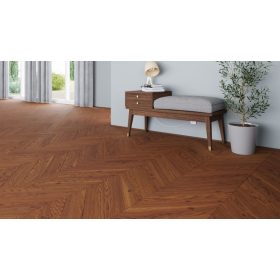 Roda Mátraparkett Chevron 45* tömörfa svédpadló