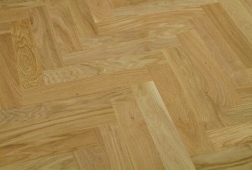 Kocsányos tölgy standard osztályzatú csaphornyos faparketta 400x45x22 mm vastag