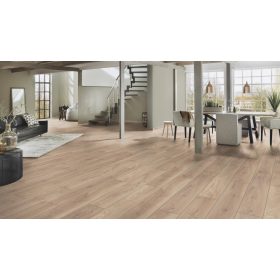   Biscotti Oak vízálló laminált padló 8mm/Ac4/32 kopásállóság, fózolt, integrált parafa alátéttel - k453
