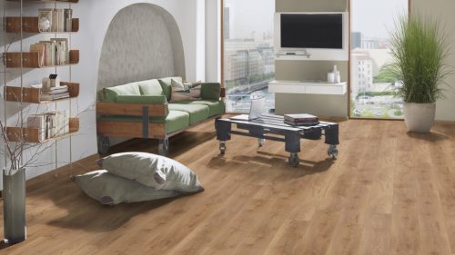 Heathland Oak vízálló laminált padló 7mm/Ac4/32 kopásállóság, fózolt, integrált alátéttel - k598
