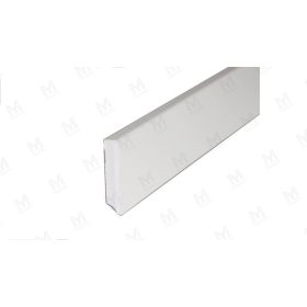 MMDL45 50x10mm padlószegély, fehér színben