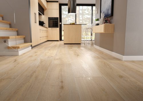 Blond Newport Oak vízálló klikkes spc/vinyl padló 6mm vastag/Ac6/34 kopásállóság - R244