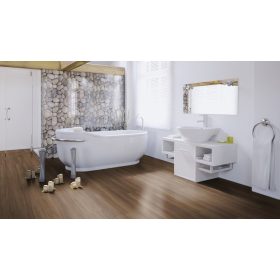 Cool Walnut Dark vízálló klikkes vinyl padló - RLC298WXL