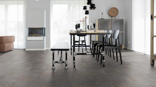 Industrial Concrete Dark vízálló klikkes vinyl padló - RLC304SL