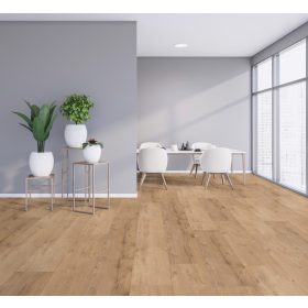   Beachlin Ferrara tölgy vízálló laminált padló 7mm/Ac5/33 kopásállóság, fózolt, széles panel - K2143