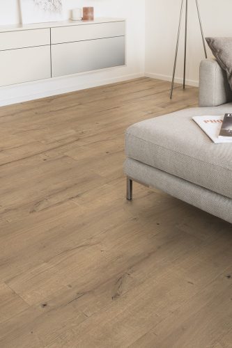 Zermatt Liskamm tölgy vízálló laminált padló 7mm/Ac5/33 kopásállóság, fózolt, széles panel - K2415