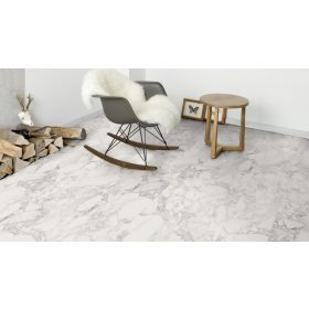   White márványmintás vízálló laminált padló 8.5mm vastagság/Ac5/33 kopásállóság - O960
