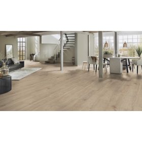   Eurus tölgy vízálló laminált padló 9mm/Ac5/33 kopásállóság, fózolt, integrált alátéttel - K406